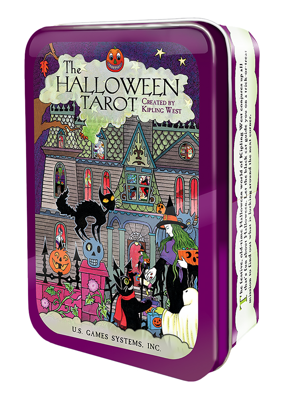 Halloween Tarot in a tin