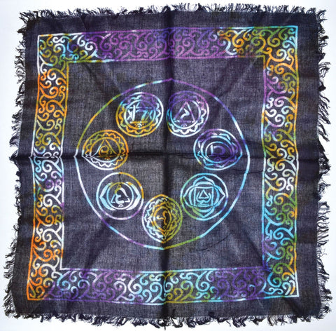 7 Chakra altar cloth