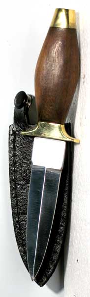 Wood Handled Athame 7"