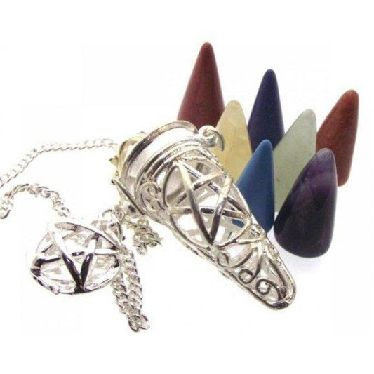 7 Chakra Stone Pendulum
