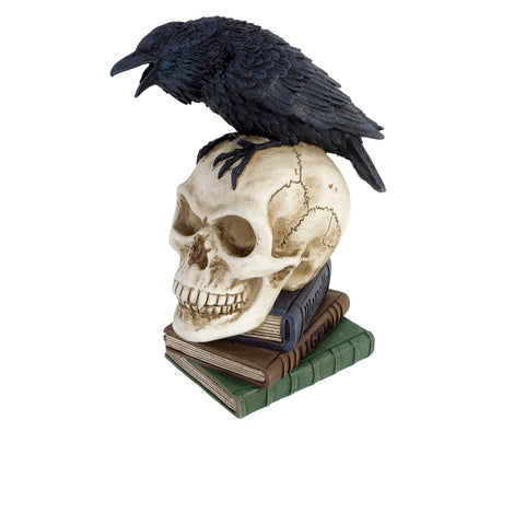 Poe's Raven Skull