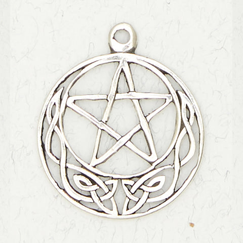 Pentacle with Celtic Weave