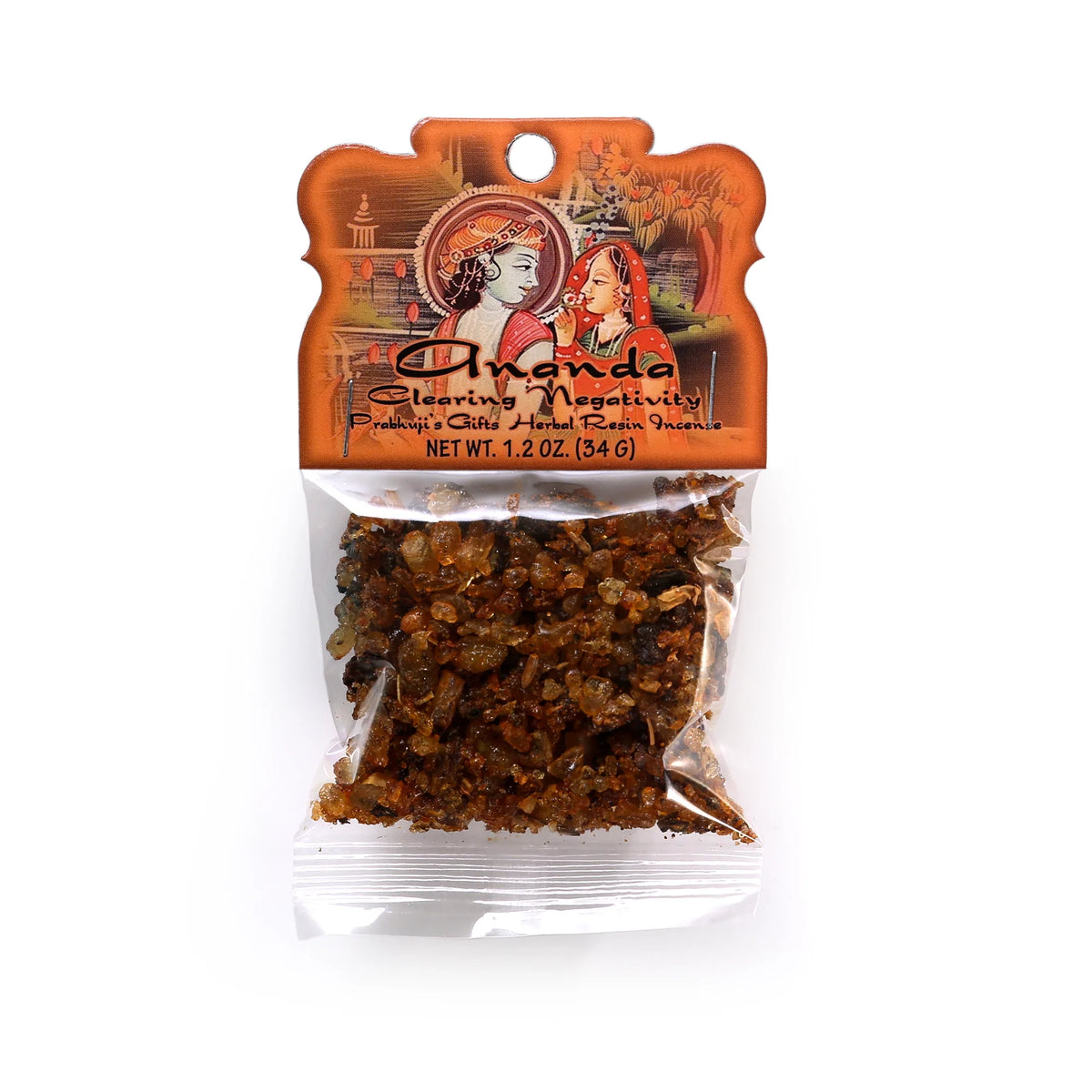 Ananda Resin Incense- Clearing Negativity