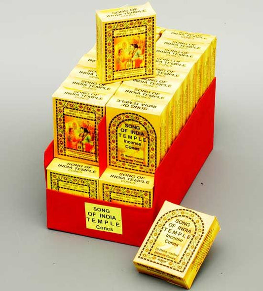 Song Of India - India Temple Incense Cones