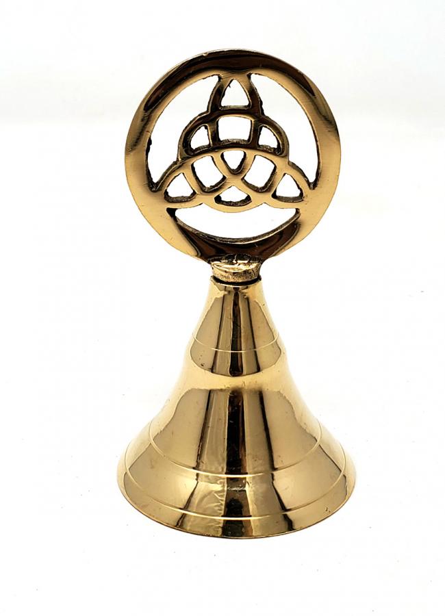 Triquetra Brass Bell