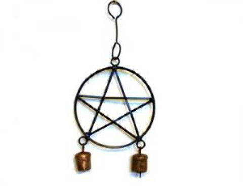 Pentacle Wind Chime 11"H