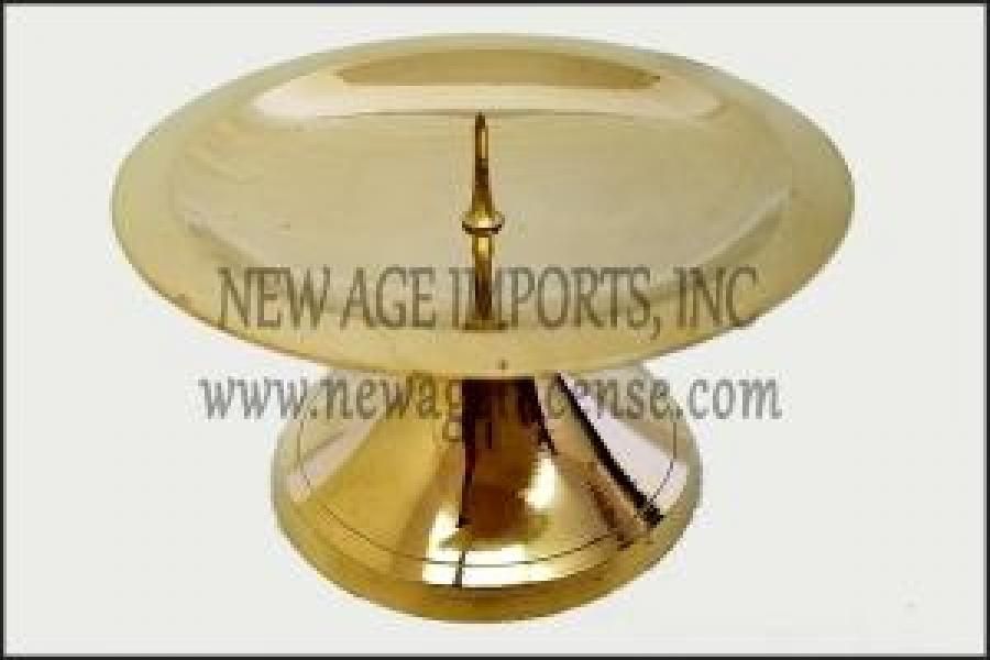 Spike Candle Holder Brass 3"