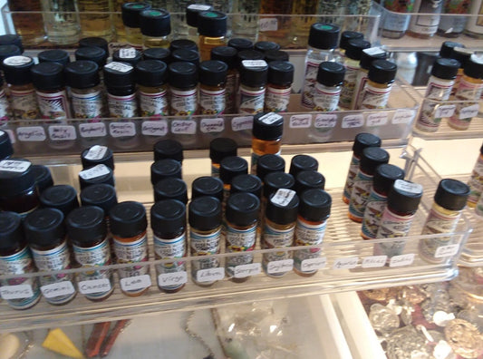 Amber oil, dark thick
