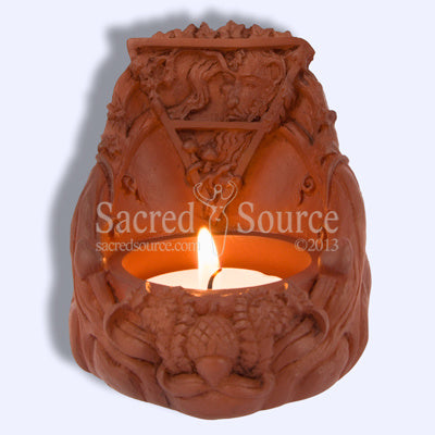 Earth Element Altar Piece votive candleholder